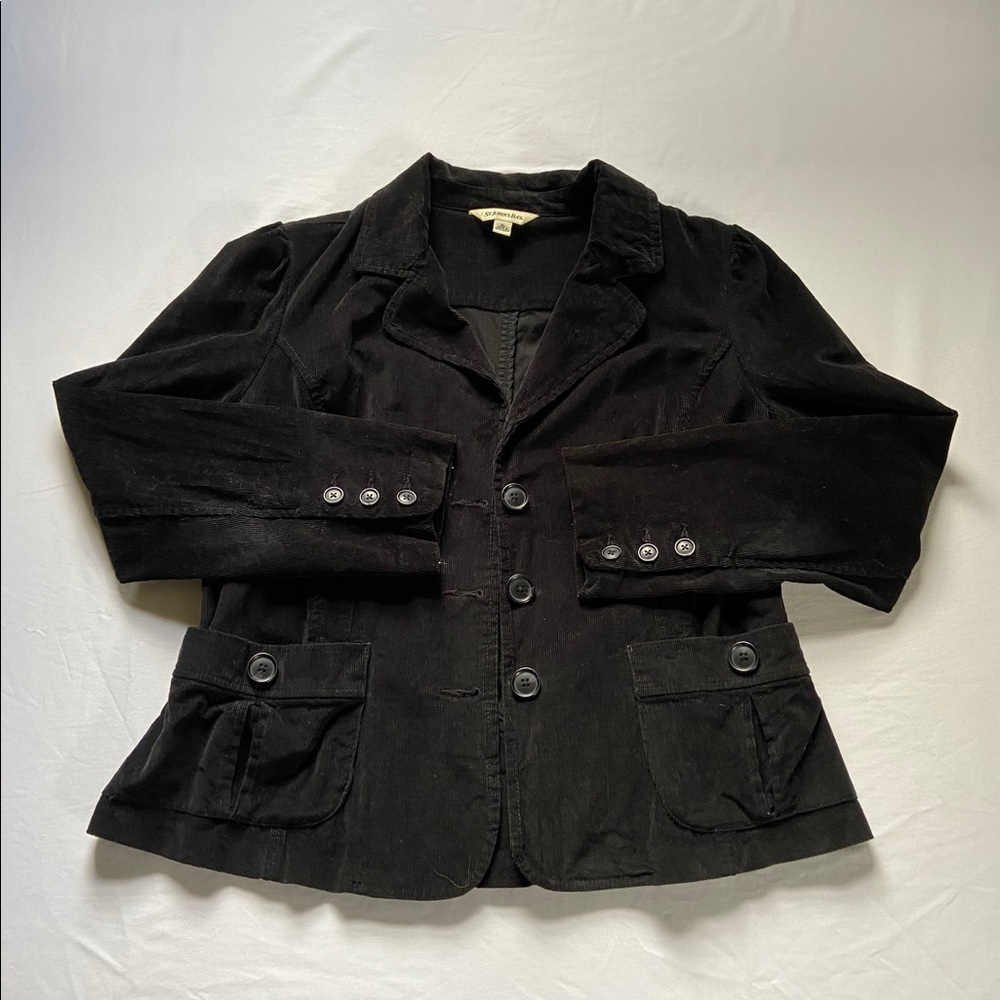 St. John’s Bay Black Corduroy Blazer
